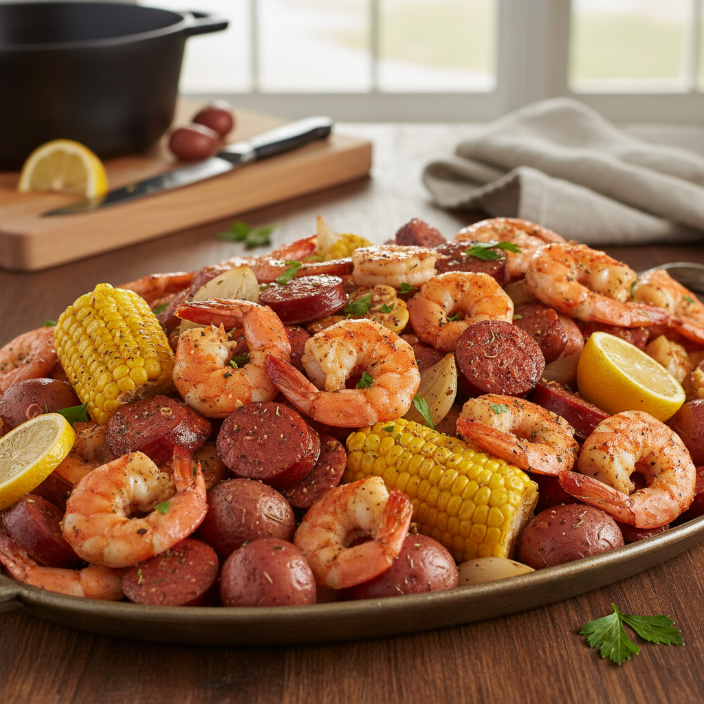 Cajun Shrimp Boil Recipe recipe photo - Cajun Shrimp Boil Recipe by Jan