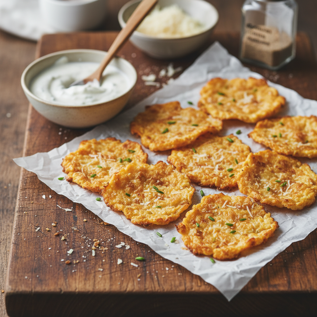 Baked Cottage Cheese Chips Recipe recipe photo - Baked Cottage Cheese Chips Recipe by Jan