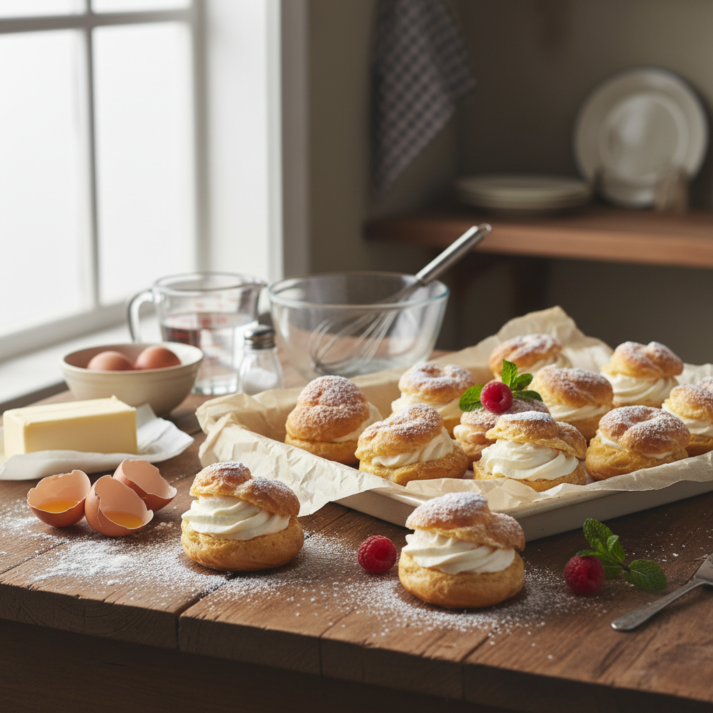 Classic Cream Puff Recipe recipe photo - Classic Cream Puff Recipe by Jan