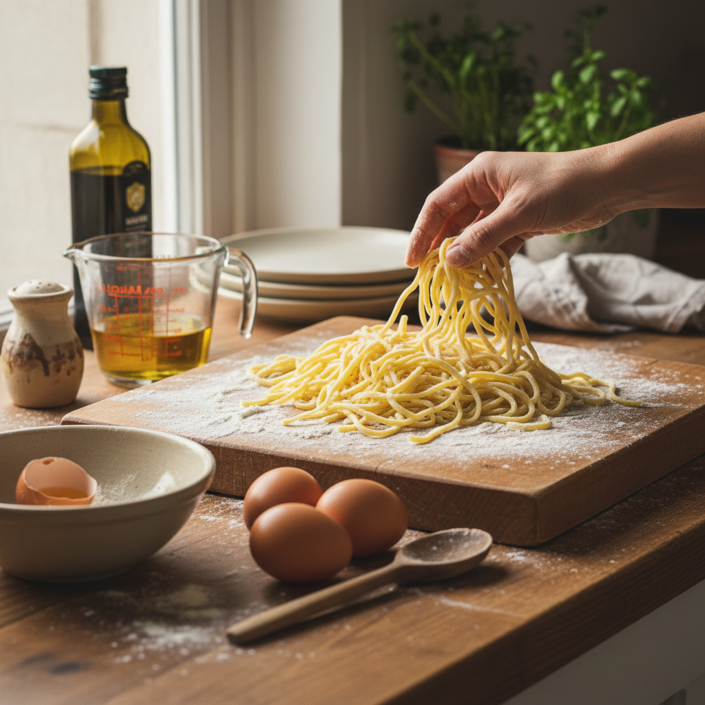 Homemade Egg Noodles Recipe recipe photo - Homemade Egg Noodles Recipe by Jan